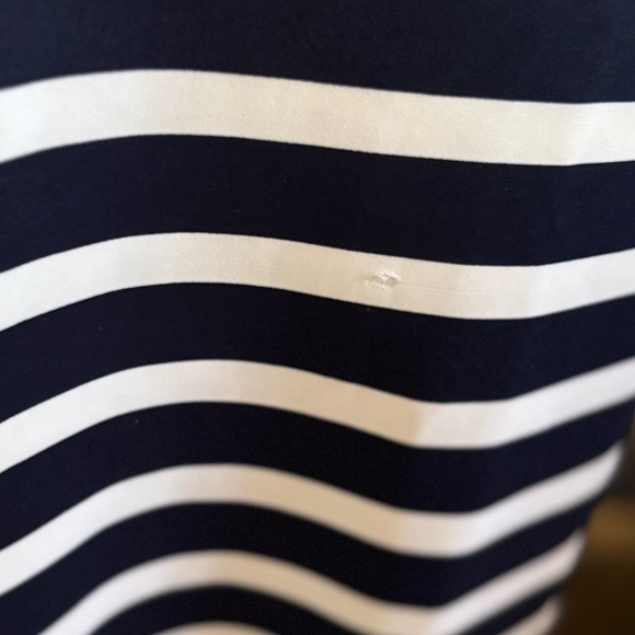 Zara Navy & White Striped Nautical Sam Sleeveless Dress Size XS Summer Dress - Picture 9 of 9